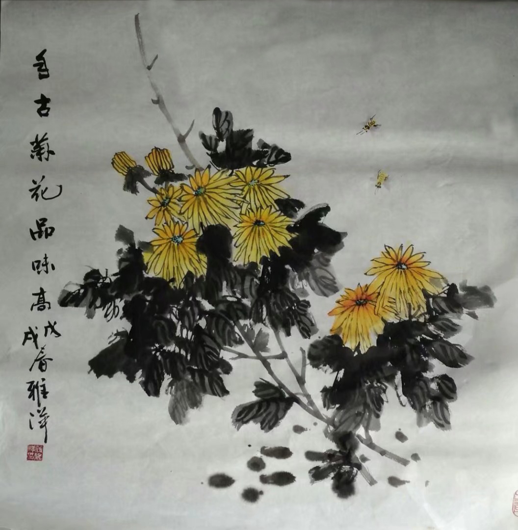 蔣雅萍國(guó)畫作品賞析