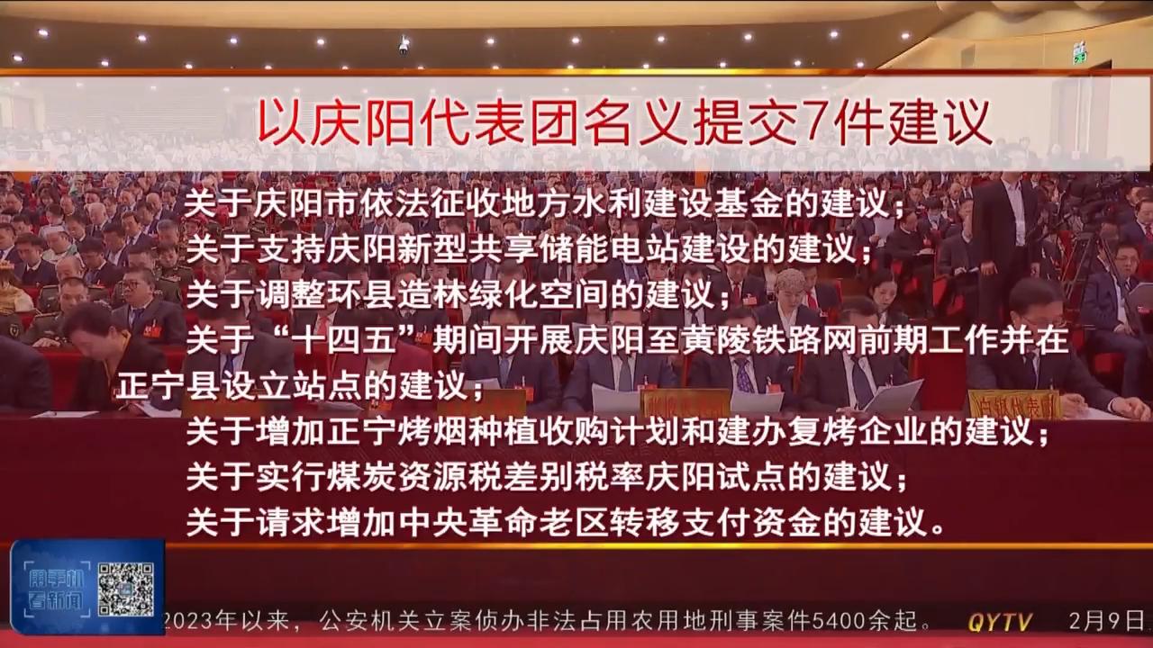 《慶陽(yáng)新聞》2024年1月26日