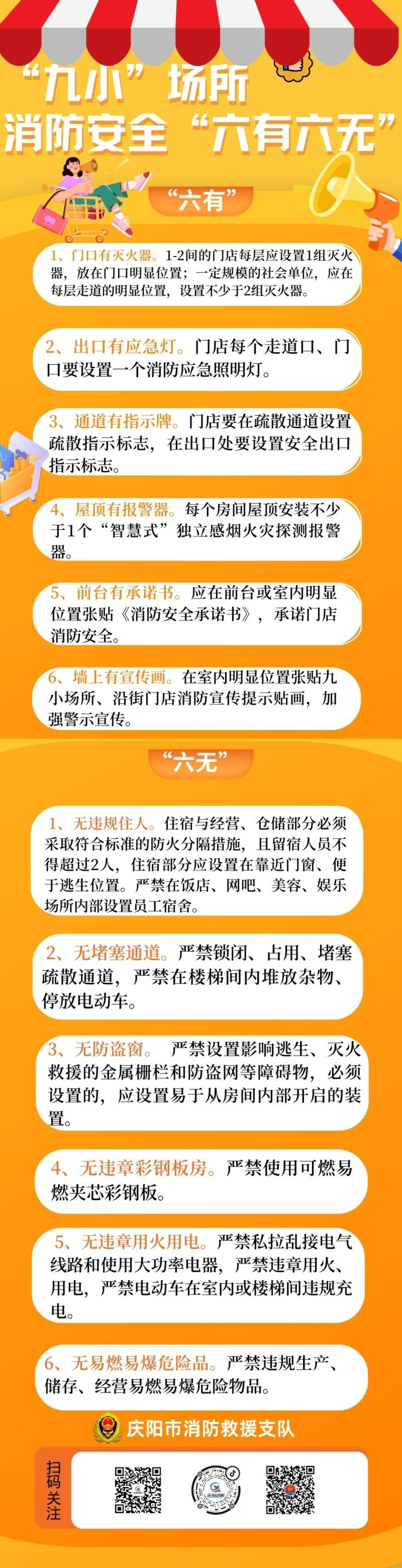 快來一起學(xué)！“九小場所”消防安全“六有六無”