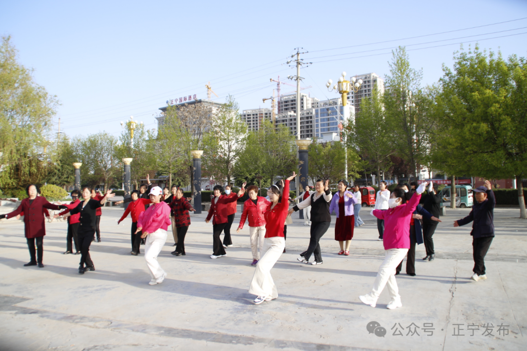 正寧：春日風光好 全民健身“熱”