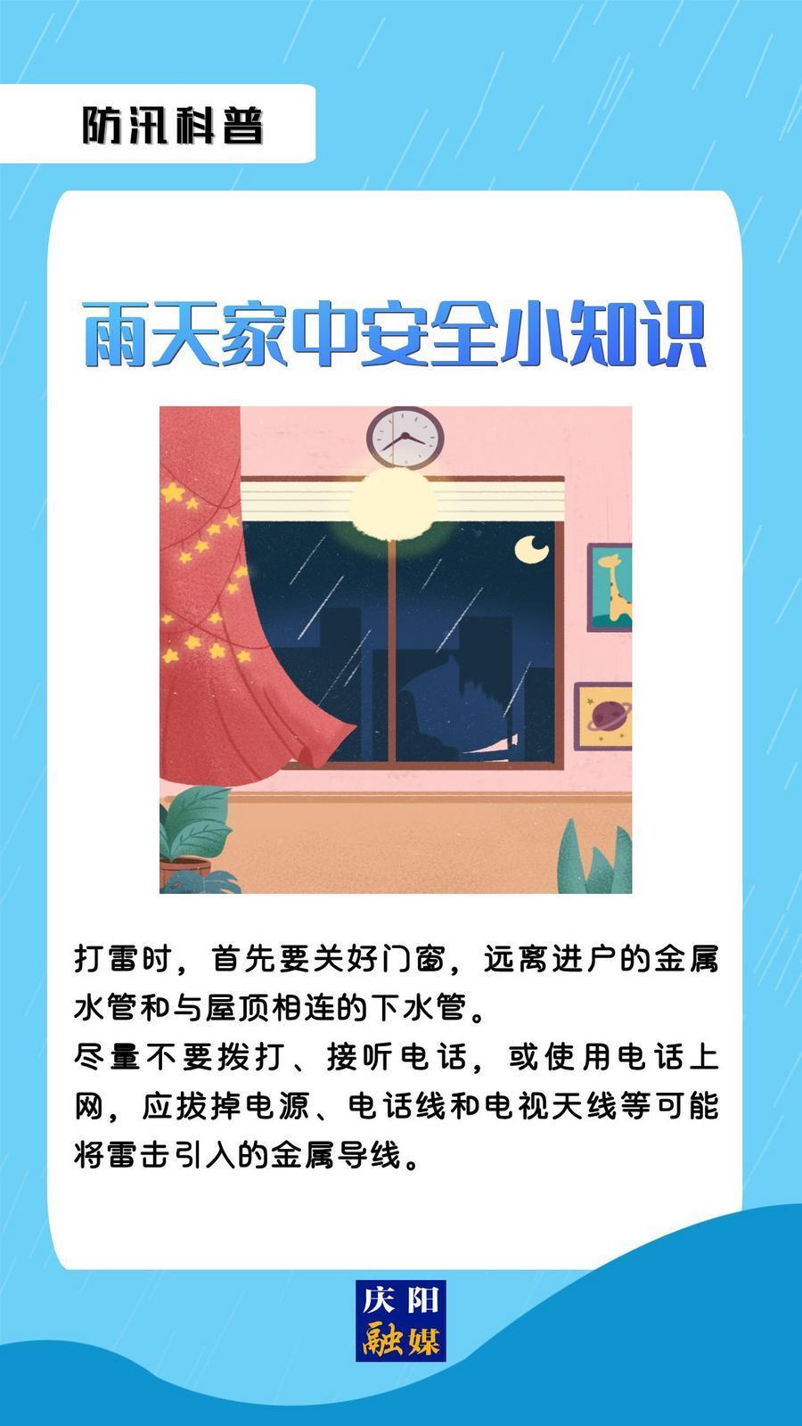 【微海報】防汛科普 | 雨天家中安全小知識