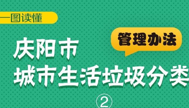 《慶陽市城市生活垃圾分類管理辦法》一圖讀懂（2）